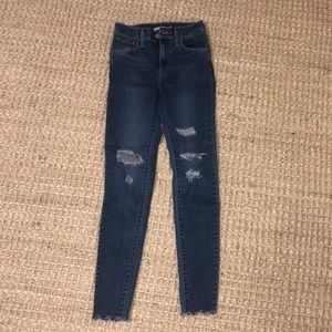 720 high rise super skinny Levi’s jeans